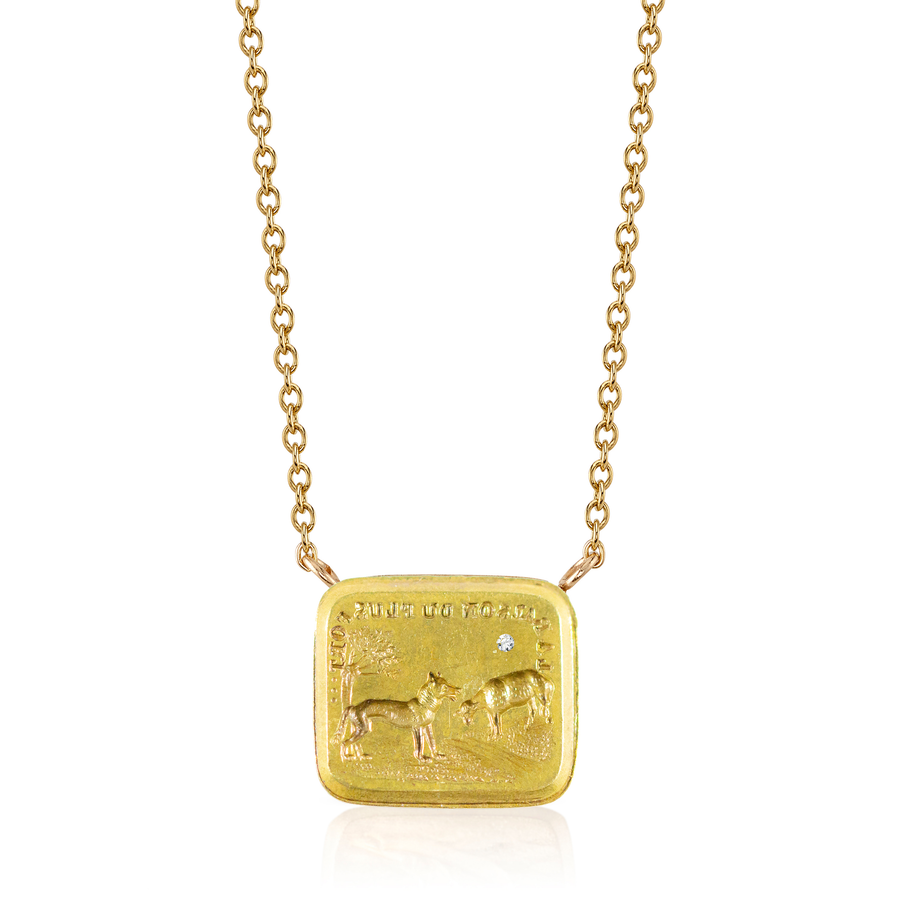 DUO MOTTO: THE WOLF AND THE LAMB (Necklace)
